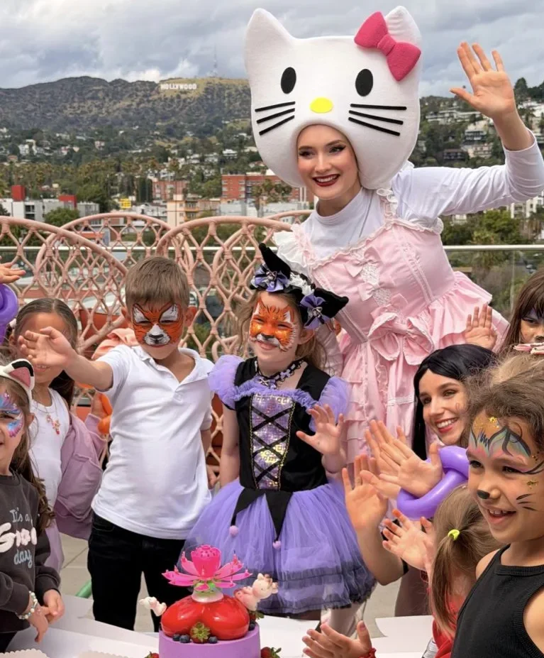 Interactive character program with children